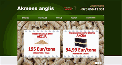 Desktop Screenshot of akmensanglis.org